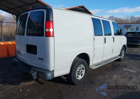 2014 GMC Savana 2500 Work Van z USA, uszkodzony, nr VIN 1GTW7FCAXE1908468